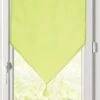 Vitrage Tamisant, Monna Vert Anis L.60 X H.90 Cm
