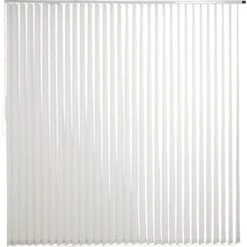Kit Rail + Lamelles Verticales Orientables Blanc-blanc N°0 INSPIRE, 250x260cm