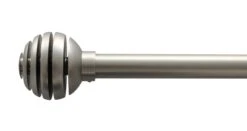 Kit De Tringle à Rideau Comete Boule Diam. 16/19 Mm Acier Mat 160 à 300 Cm