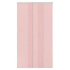 Panneau Japonais Uni, Rose Kiss, H.250 X L.50 Cm