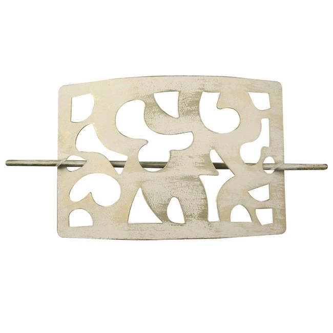 Broche Découpée, Ivoire 1 Broche Découpée, Ivoire