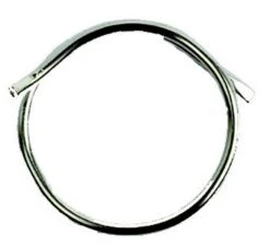 Anneaux Barre De Penderie Chromé 16 Mm Acier Gris