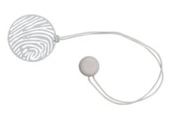 Embrasse Aimantée Zèbre, Blanc