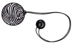 Embrasse Aimantée Zèbre, Noir