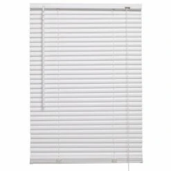 Store Vénitien Pvc Pvc, Blanc-blanc N°0, L.100 X H.175 Cm