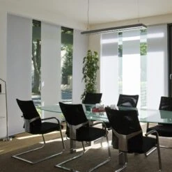 Panneau Japonais Acoustique, Blanc, H.250 X L.50 Cm