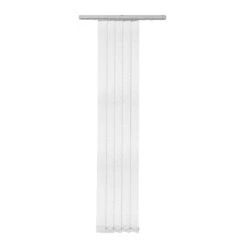 5 Lamelles Verticales Orientables Flèches Horizontales, Blanc, L.40 X H.260 Cm