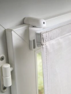 2 Supports Métalliques Auto-serrants Renforcés, Blanc, Pour Tout Type De Store