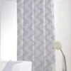 Rideau Obscurcissant, Oriane Zig Zag Gris Clair L.140 X H.240 Cm