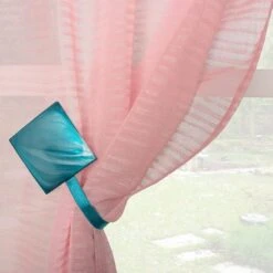 Embrasse Aimantée Carré, Bleu