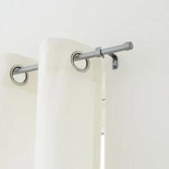 Kit De Tringle à Rideau Inspire Diam. 13/16 Mm Gris Mat 120 à 210 Cm