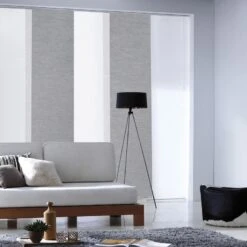 Panneau Japonais Loft, Gris, H.250 X L.50 Cm