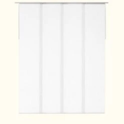 Kit Complet Panneau Japonais Blanc, Enduit H.250 X L.190 Cm