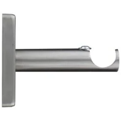 Lot De 2 Supports Sans Perçage Tringle à Rideau City, 20 Mm Chromé Brossé IB+