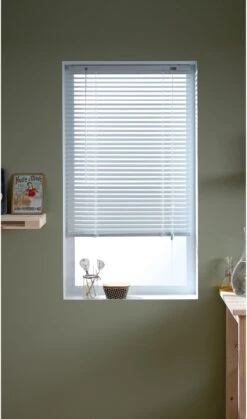 Store Vénitien Aluminium, Blanc Los Angeles, L.60 X H.175 Cm