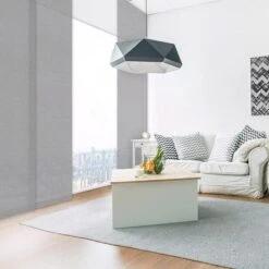 Panneau Japonais Mesh, Gris Foncé, H.250 X L.50 Cm