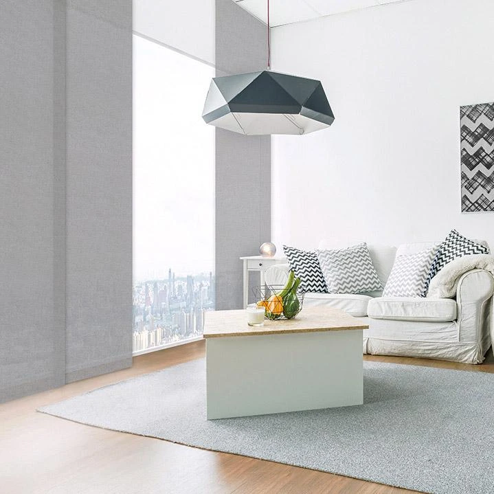 Panneau Japonais Mesh, Gris Foncé, H.250 X L.50 Cm 1 Panneau Japonais Mesh, Gris Foncé, H.250 X L.50 Cm