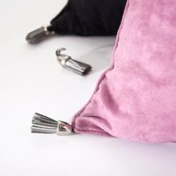 POMPONS S X 3 NYLON/POLYU ARGENT