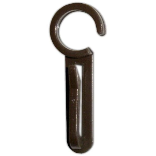 Agrafes Tringle à Rideau Chic 35 Mm Plastique Chocolat INSPIRE -Rideau Voilage Et Vitrage Soldes 5 214