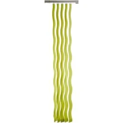 5 Lamelles Verticales Orientables Wave, Vert, L.40 X H.260 Cm