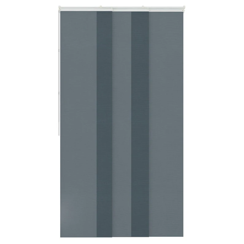 Panneau Japonais Uni, Gris, H.250 X L.50 Cm 1 Panneau Japonais Uni, Gris, H.250 X L.50 Cm