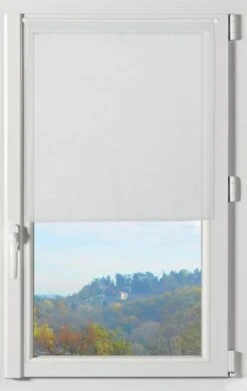 Vitrage Tamisant, Lisa Blanc L.45 X H.60 Cm