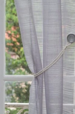 Cordon Viscose Pour Voilage Dia. 6mm, écru