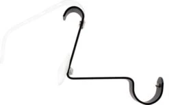 Support Sans Perçage Tringle à Rideau City, 20 Mm Noir Mat IB+