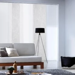 Panneau Japonais Arbre, Blanc, H.250 X L.50 Cm