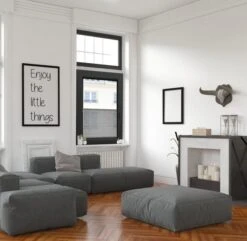 Vitrage Tamisant, Straight Gris L.60 X H.60 Cm