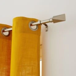 Kit De Tringle à Rideau Facette Diam. 16/19 Mm Acier Mat 160 à 300 Cm