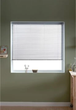 Store Vénitien Aluminium, Argenté Automatique San Francisco, L.50 X H.130 Cm