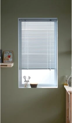 Store Vénitien Aluminium, Argenté Los Angeles, L.50 X H.175 Cm