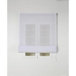 Store Bateau Flamen Polyester, Blanc H.250 X L.80 Cm