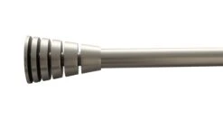 Kit De Tringle à Rideau Comete Pomo Diam. 16/19 Mm Acier Mat 160 à 300 Cm