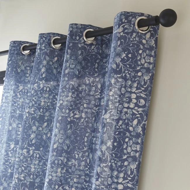 Rideau Obscurcissant, History Bleu L.140 X H.250 Cm 1 Rideau Obscurcissant, History Bleu L.140 X H.250 Cm