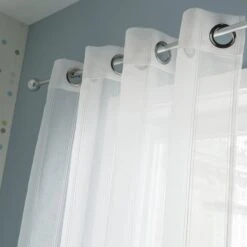 Voilage Tamisant Antimoustiques, Liza Blanc L.140 X H.260 Cm