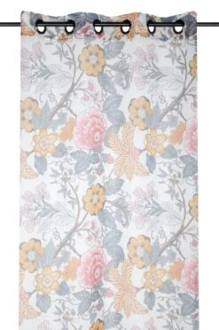 Voilage, Darling Fleurs Multicolore L.135 X H.260 Cm