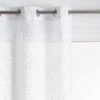 Voilage Transparent, Cassiopée Blanc L.140 X H.240 Cm