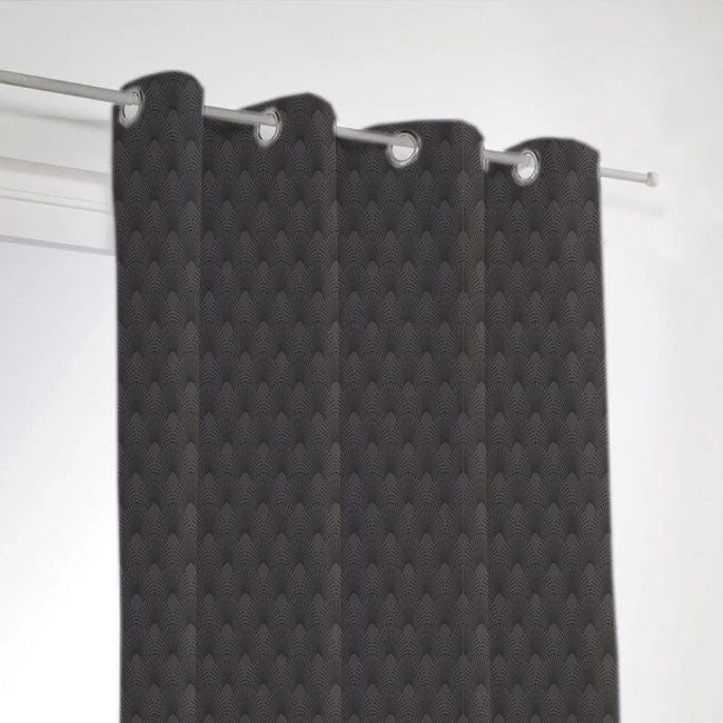 Rideau Obscurcissant, Sachs Noir L.140 X H.240 Cm 1 Rideau Obscurcissant, Sachs Noir L.140 X H.240 Cm