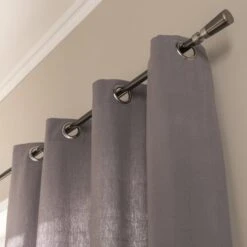 Rideau Tamisant, Tie&dye, Gris, L.140 X H.260 Cm INSPIRE