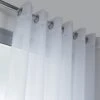 Voilage Transparent, Idealis Blanc L.140 X H.350 Cm