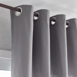 Rideau Tamisant, Newelema Gris L.140 X H.240 Cm