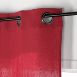 Rideau Tamisant, Soft Grey Fuschia L.140 X H.260 Cm