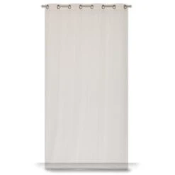 Voilage Transparent, Althéa écru L.140 X H.240 Cm