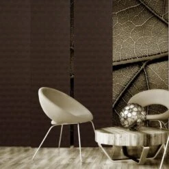 Panneau Japonais Ecaille, Marron, H.250 X L.50 Cm