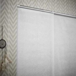 Panneau Japonais Flêches, Blanc, H.250 X L.50 Cm