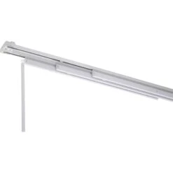 Rail Fixe Pour Panneau Japonais, Aluminium, Blanc, L.140 Cm