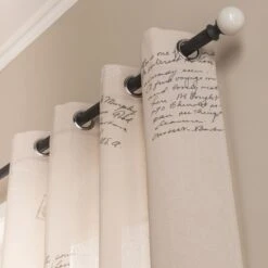 Rideau Tamisant, Timbre, écru, L.140 X H.260 Cm INSPIRE